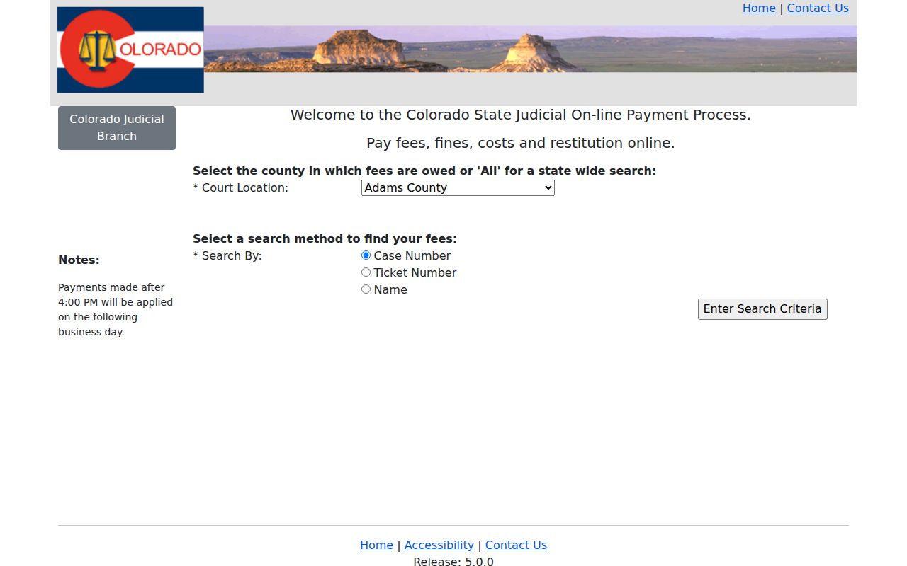 Moffat County traffic court records payment search